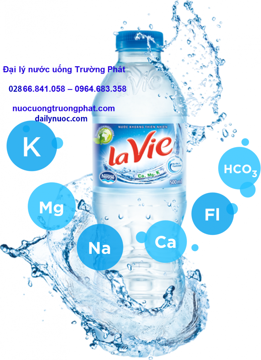 Nước khoáng Lavie chai 500ml chính hãng, giá rẻ tại Tp.HCM